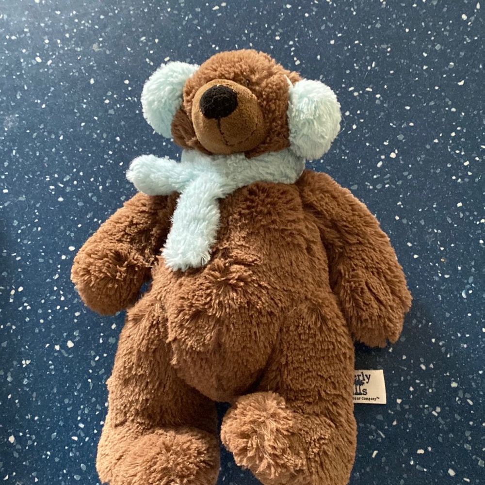 Stuffed winter bear